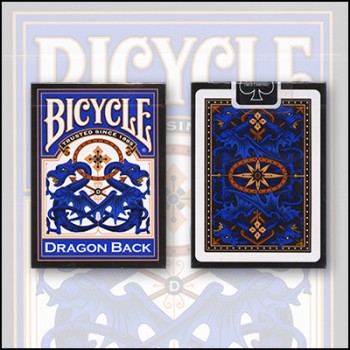 Baralho Bicycle Dragon Back dorso azul